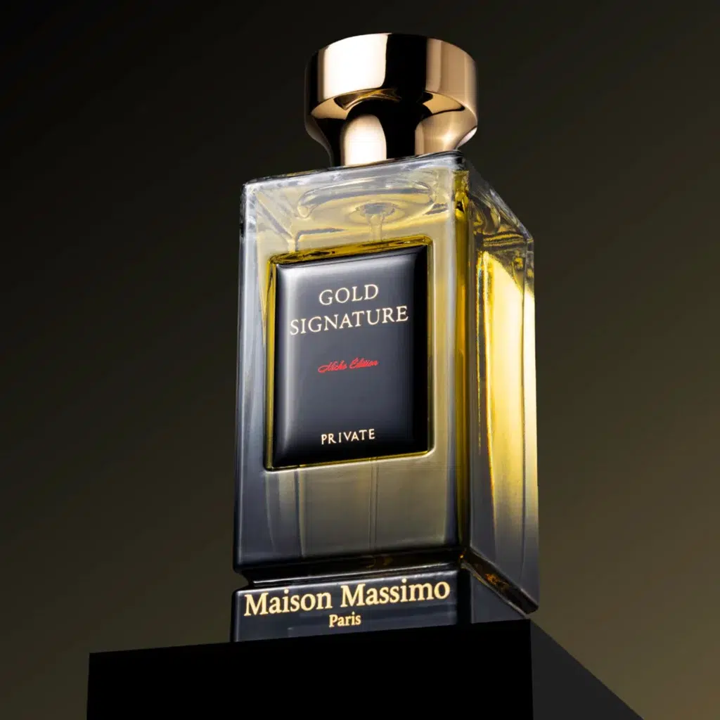 Packaging parfum Maison Massimo