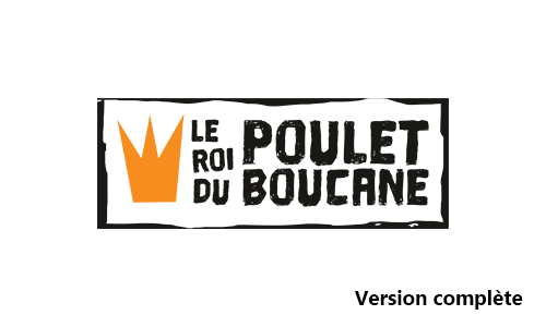 Logo complet Le Roi du Poulet Boucané