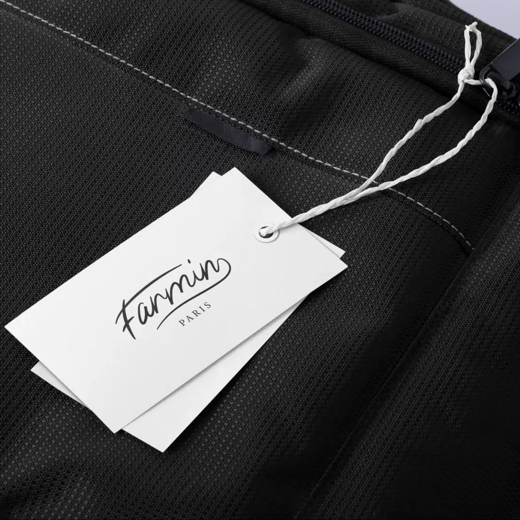 Mockup du logo Farmin