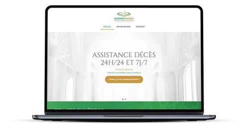 Mockup site web Sunnah Tahara